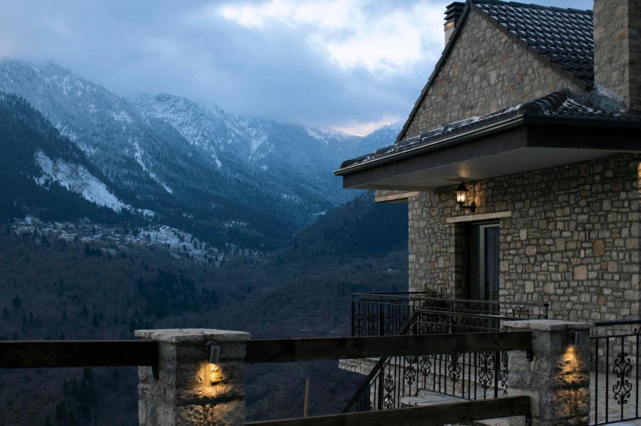 Δωμάτια Με Θέα Mega Chorio Exteriör bild